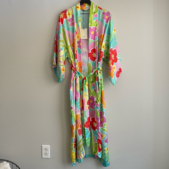 SPELL Margi Hour Maxi Robe in Tutti Frutti - Picture 2 of 8